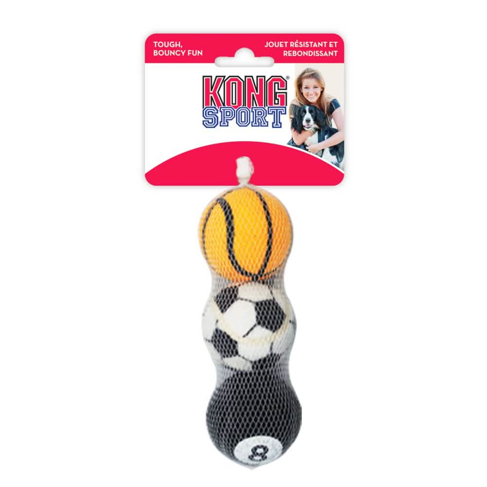 KONG CANE GIOCO SPORT PALLA CF. (3 PZ) MEDIUM