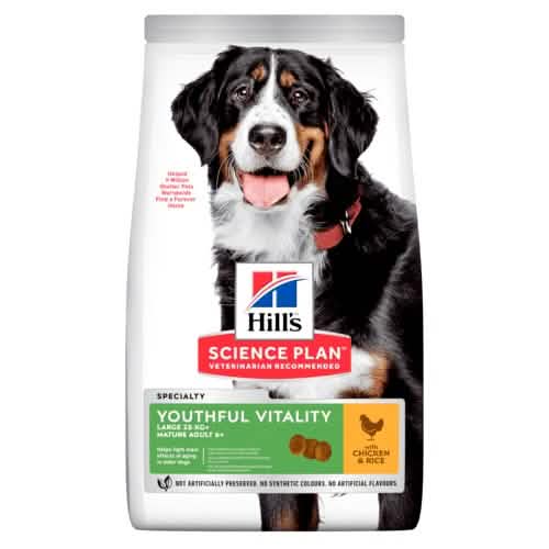 Hills Canine Adult 7+ Senior Vitality Large Breed Chicken 12 KG