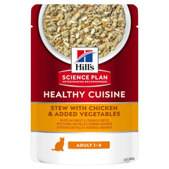 Hills Feline Healthy Cuisine Adulta Pollo & Verdure Spezzatino 80 gr