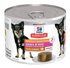 Hills Canine Perfect Digestion Adult Small&Mini Mousse Tacchino Lattina 200 gr