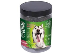 M-PETS CANE SNACK BARATTOLO DENTAL SNACK SPAZZOLINO AL TE VERDE (MINI) 200 GR