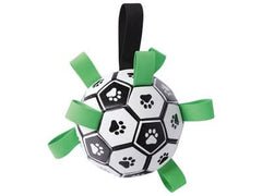 M-PETS CANE GIOCO PALLA DA CALCIO GONFIABILE 15 CM