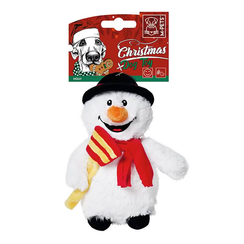 M-PETS XMAS CANE GIOCO IN PELUCHE HOLLY 20X10X7 CM