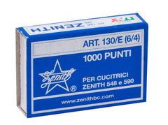 Punti Metallici ZENITH 6/4 CF. 10.000 Punti per la Casa