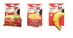CAMON CANE GIOCO ALIMENTI CON SQUEAKER 8/13 CM (SOGGETTI ASSORTITI)