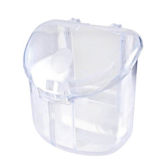 IMAC MANGIATOIA STAR TRASPARENTE (PER CANARINI) 8X8,5X8,5 CM