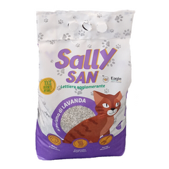 Sally San Gatto Lettiera Agglomerante Lavanda 5 kg