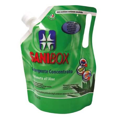 Detergente Concentrato Aloe Pet Professional Sanibox 1 Lt