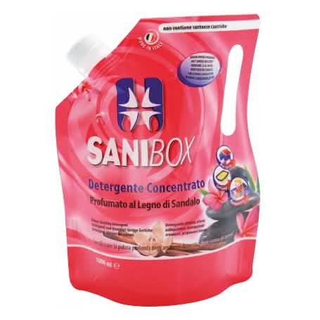 Detergente Concentrato Sandalo Pet Professional Sanibox 1 LT
