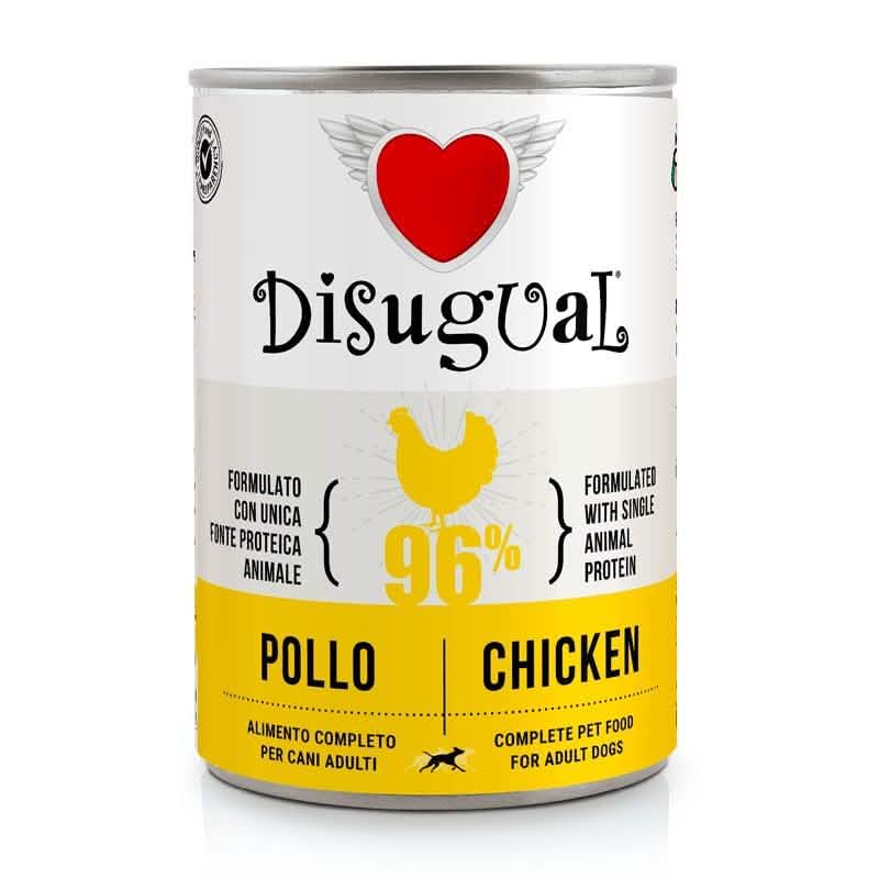 Disugual Cane Adulto Monoproteico Pollo Lattina 400 gr