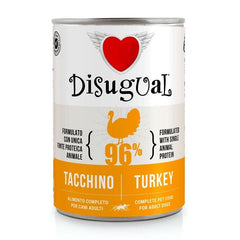 DISUGUAL Cane Adulto Monoproteico Tacchino Lattina 400 gr