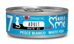 DISUGUAL GATTO MINIME (7) ADULTO PESCE BIANCO LATTINA 85 GR