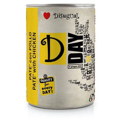 DISUGUAL GATTO D-DAY ADULTO POLLO LATTINA 400 GR