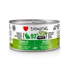 Cane Vegetale Adulti Coniglio & Zucchine Lattina 150 GR - DISUGUAL