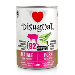 DISUGUAL CANE VEGETABLE ADULTO MAIALE & PISELLI LATTINA 400 GR