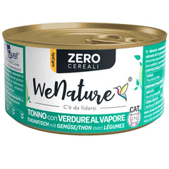 WENATURE GATTO ZERO CEREALI LATTINA IN JELLY ADULTO TONNO & VERDURE AL VAPORE 85 GR
