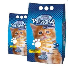 Preziosa Gatto Lettiera Igienica Agglomerante Senza Profumazione 10 kg