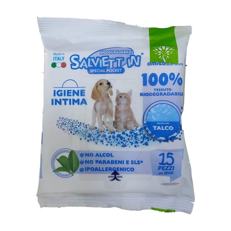 Salvietti Special Pocket Igiene Intima Talco (15 PZ)