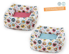 Cuccia Quadrata Multicolore LEO PET GATTO RODI 50x50x20 cm