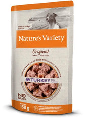 NATURES VARIETY CANE ORIGINAL PATE ADULTO MINI TACCHINO 150 GR