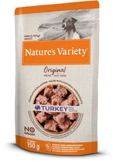 NATURES VARIETY CANE ORIGINAL PATE ADULTO MINI TACCHINO 150 GR