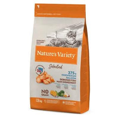 NATURES VARIETY GATTO SELECTED ADULTO STERILIZZATO SALMONE NORVEGESE 1,25 KG