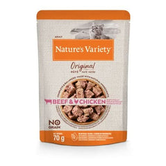 NATURES VARIETY GATTO ORIGINAL PATE ADULTO MANZO & POLLO 70 GR