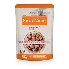 NATURES VARIETY GATTO ORIGINAL PATE ADULTO MANZO & POLLO 70 GR