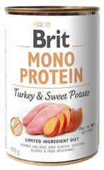 BRIT CARE Cane Monoprotein Tacchino e Patata Dolce 400 gr