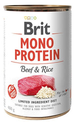 BRIT CARE Cane Monoprotein Manzo e Riso 400 gr