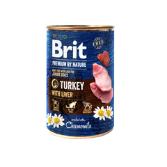 BRIT PREMIUM BY NATURE Cane Lattina Junior Tacchino e Fegato di Tacchino 400 g