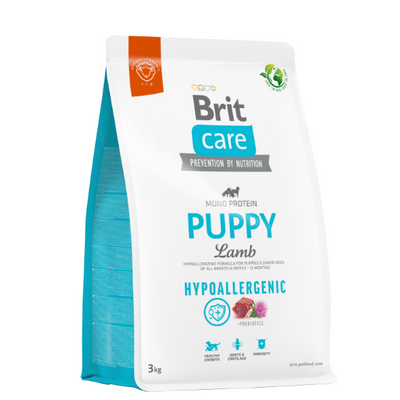BRIT CARE CANE HYPOALLERGENIC PUPPY LAMB 3 KG
