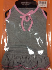 VESTITO GREY TEENY DRESS SMALL