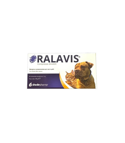Shedir Pharma Ralavis 30 compresse divisibili per cani e gatti