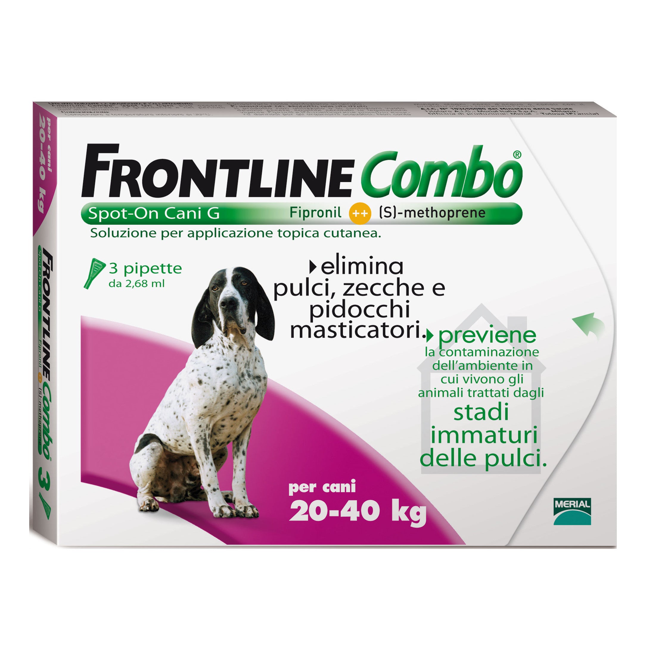 Frontline combo*3pip 20-40kg c - Scodinzolando