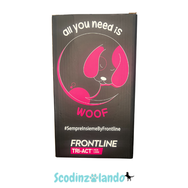 Frontline Woof: Contenitore tri-act per alimenti e acqua - Scodinzolando