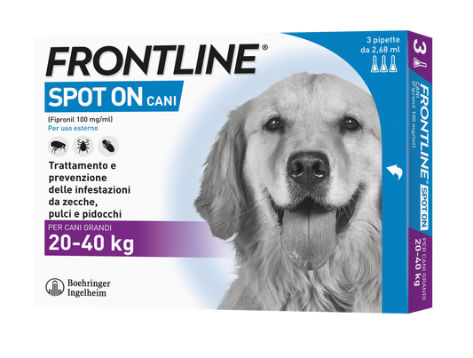 Frontline Spot On Cane taglia L 3 pipette