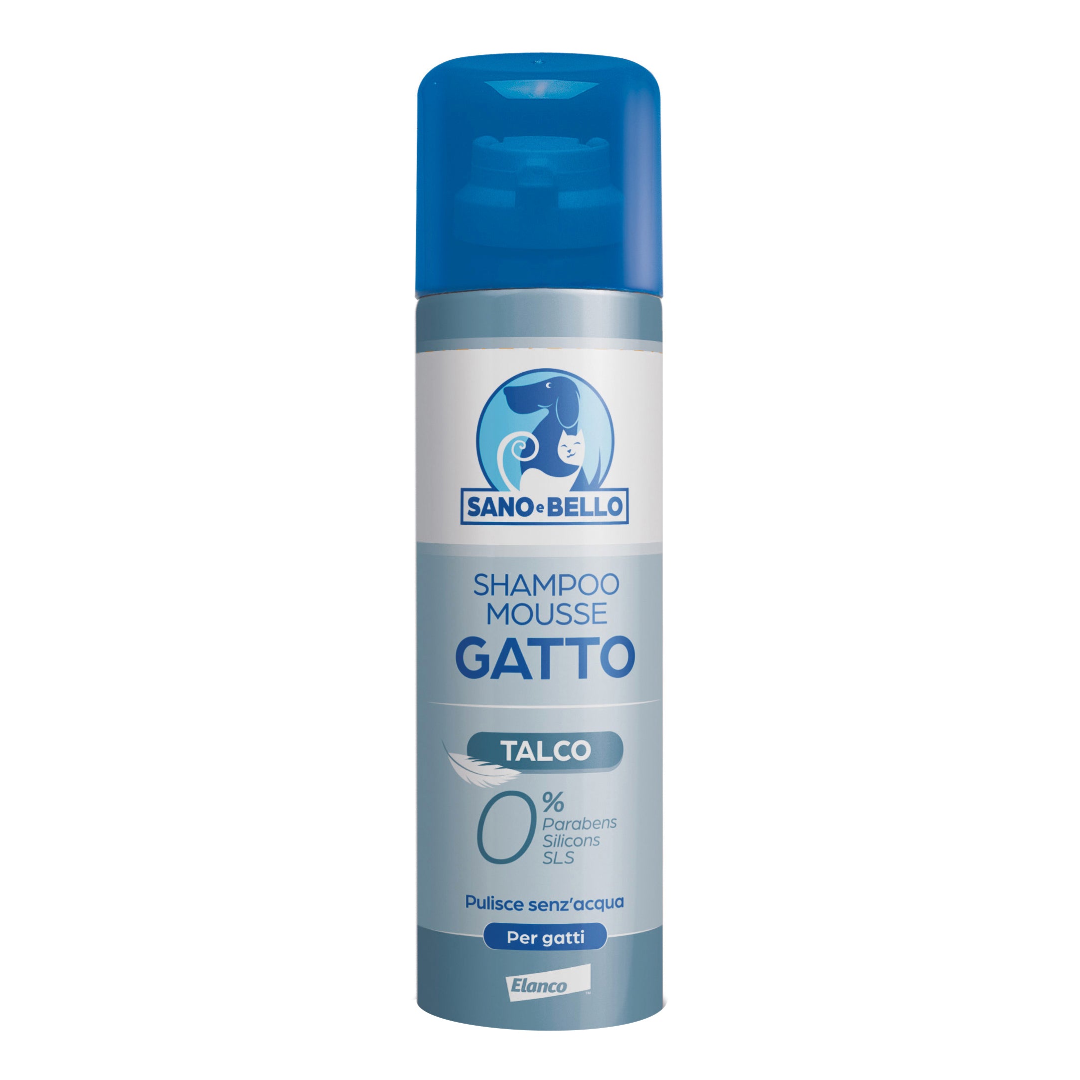 Sano e bello shampoo mousse gatto flacone 200 ml - Scodinzolando