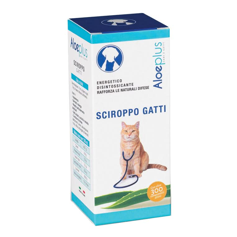 Aloeplus sciroppo 100 ml gatti - Scodinzolando