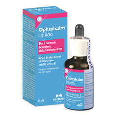 Ophtalcalm gocce olio 25 ml con contagocce - Scodinzolando