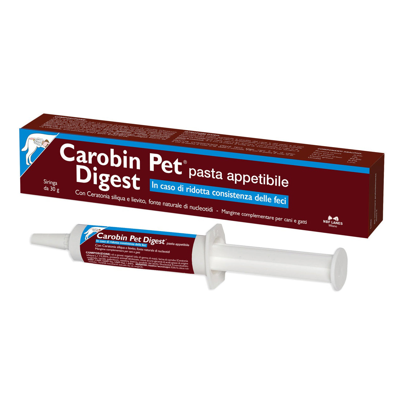 Carobin pet digest pasta appetibile 30 g - Scodinzolando