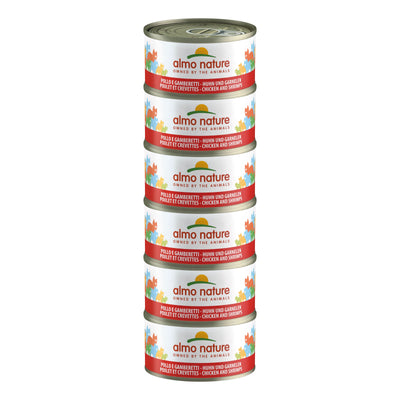Almo Nature Cat Pollo Gamberi 70g