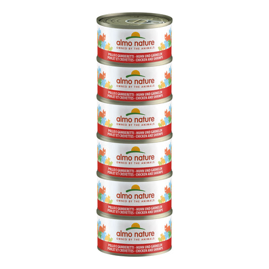 Almo Nature Cat Pollo Gamberi 70g