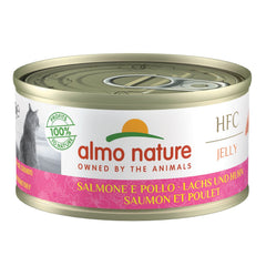 Almo Nature Cat Salmone Pollo 70g