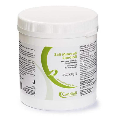 Candioli sali minerali ornitologici barattolo 500 g - Scodinzolando