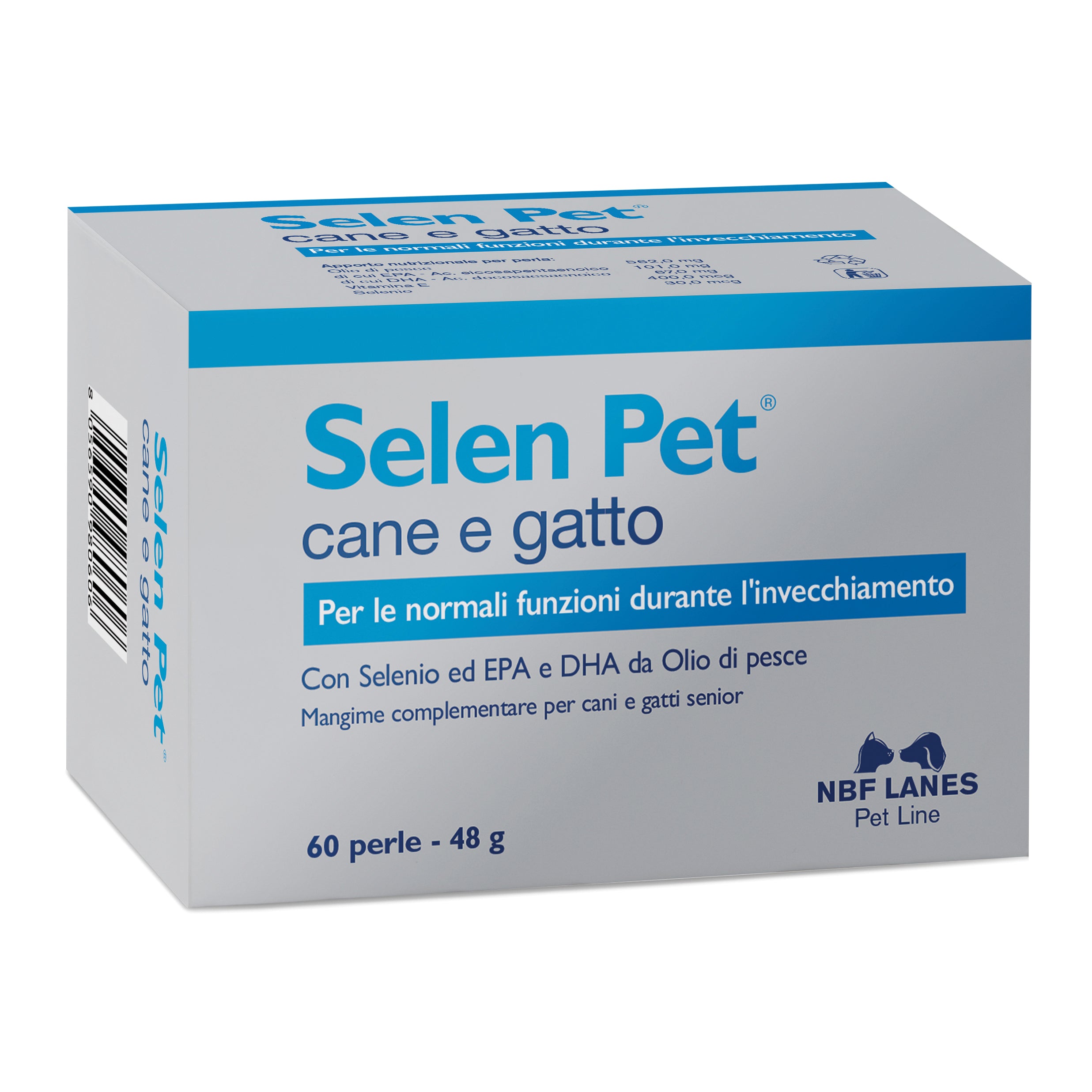 Selen pet cani gatti blister 60 perle - Scodinzolando