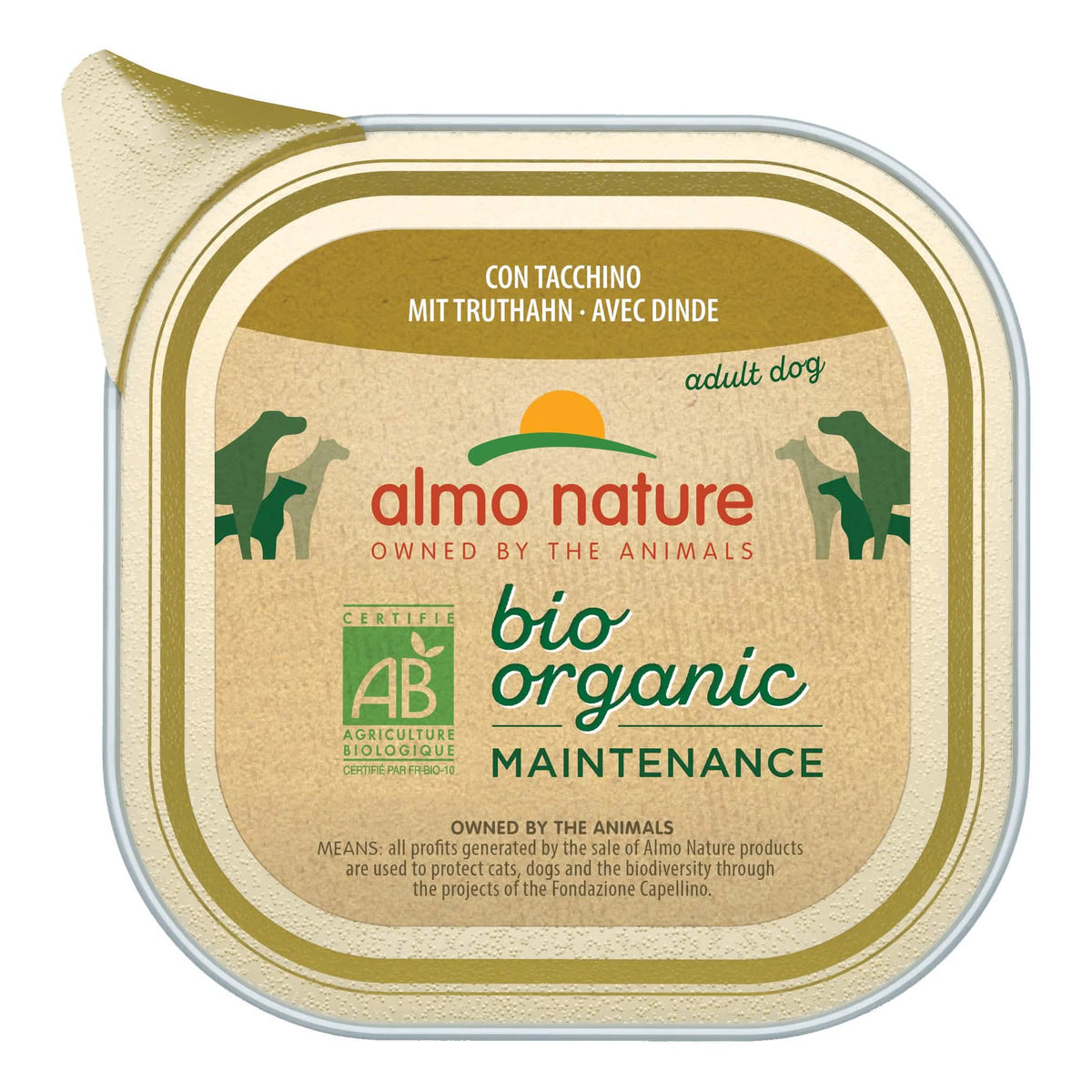 Daily menu bio dog tacchino 100 g