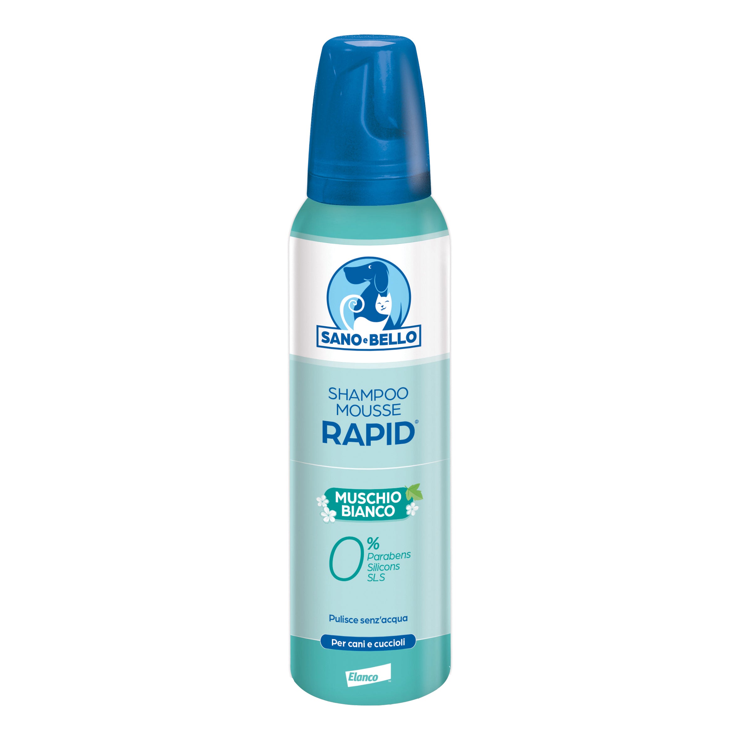 Sano e bello shampoo mousse rapid nf muschio bianco 300 ml - Scodinzolando