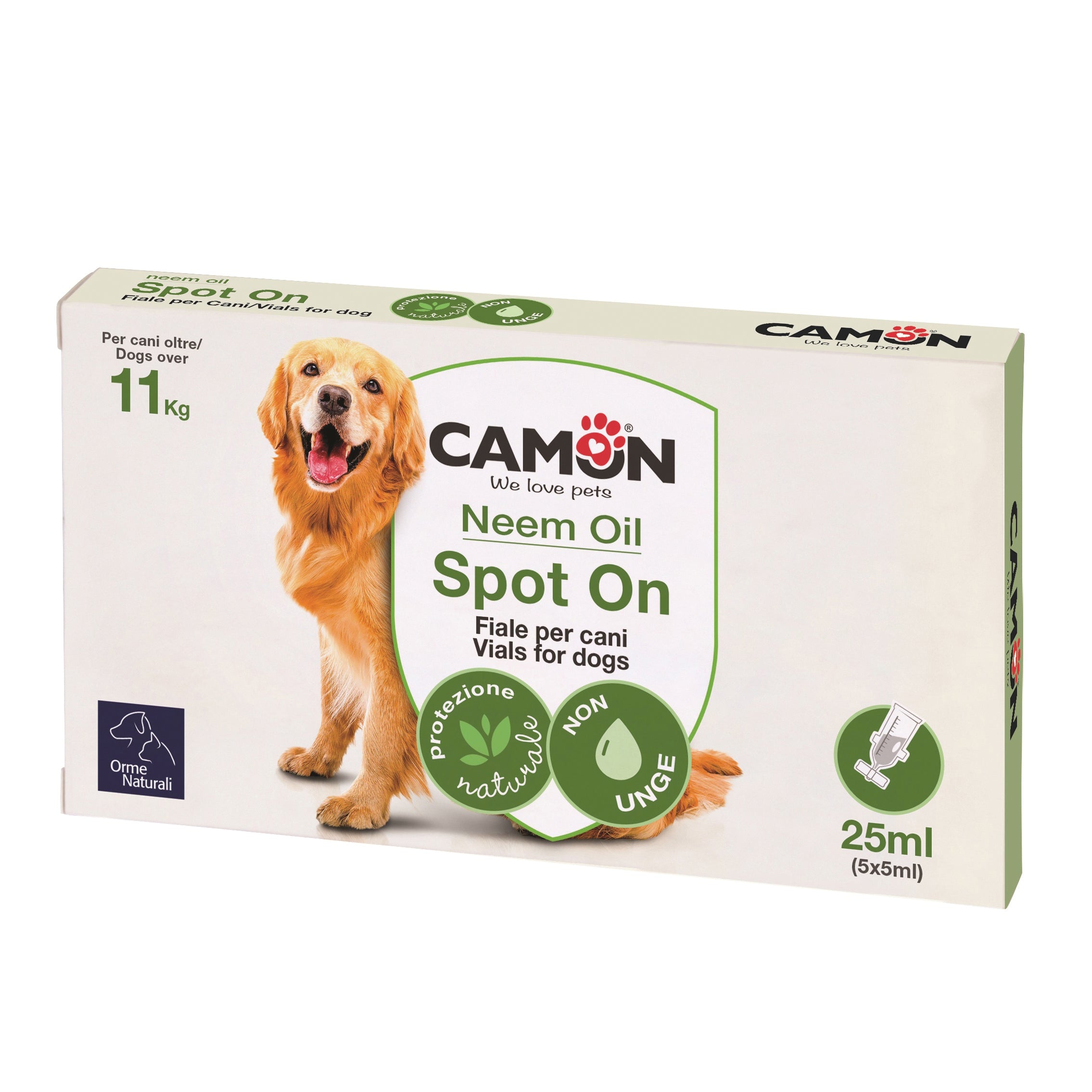 Protection spoton cane >10kg 5 x 5 ml - Scodinzolando