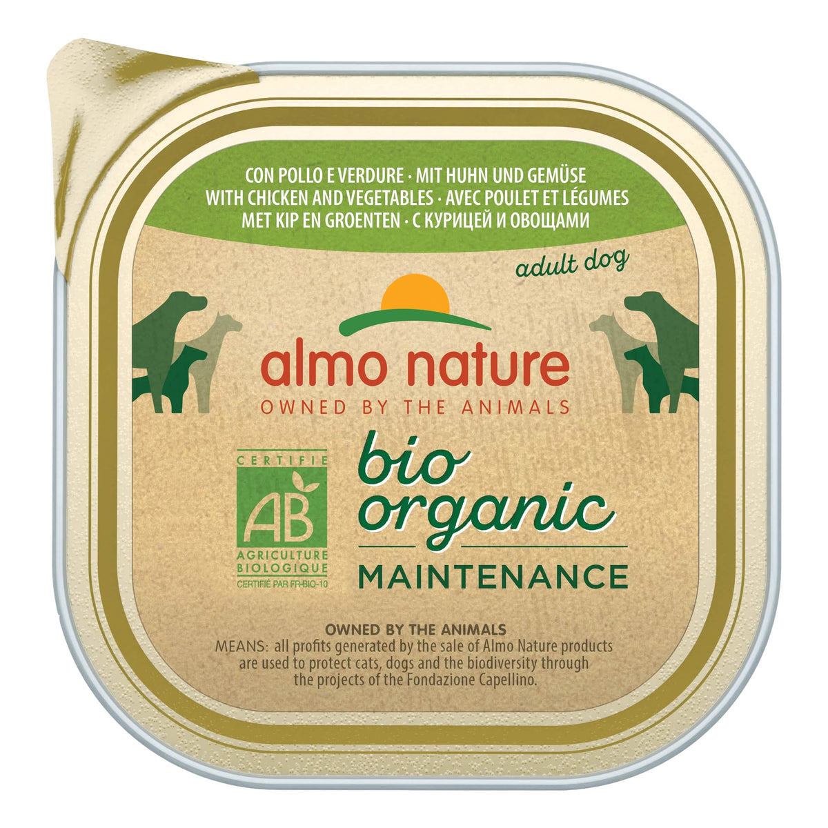 Daily menu bio dog pollo/verdure300